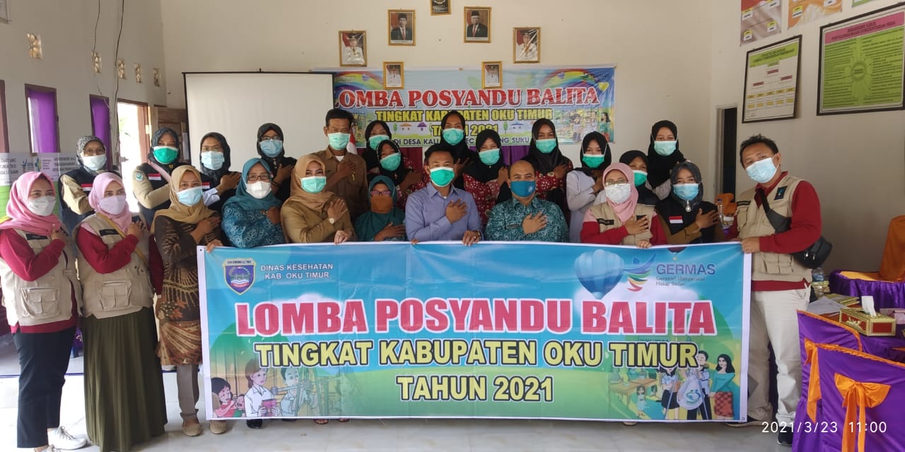 Mewakili Dinkes Direktur RSUD Martapura Hadiri Lomba Posyandu Balita di Kecamatan MS-II