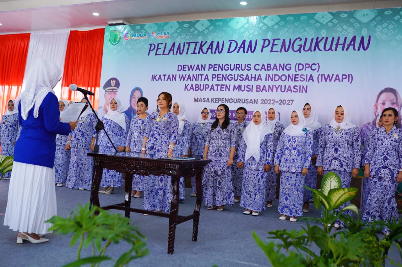 DPC IWAPI Muba Periode 2022-2027 Resmi Dilantik