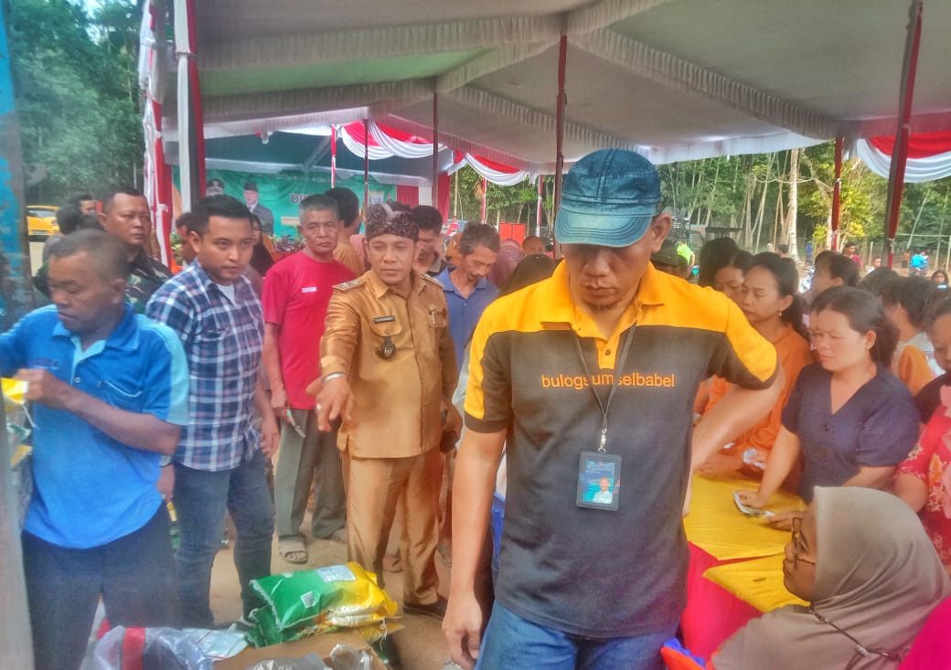 Operasi Pasar Murah : Pemerintah Desa Rantau Panjang Ucapkan Terima Kasih Kepada Seluruh Jajaran Pemkab Muba